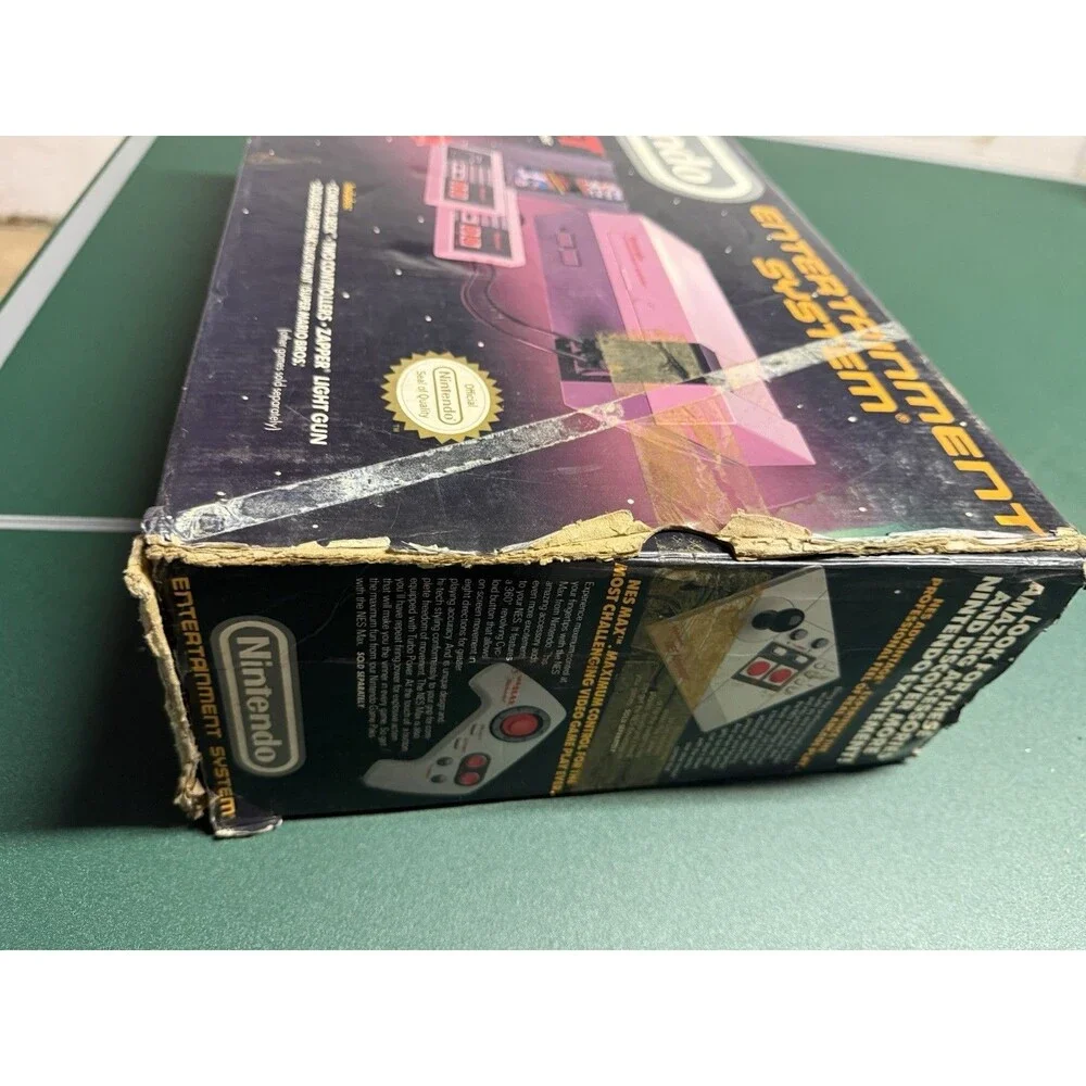 NINTENDO NES ACTION SET ZAPPER NO POWER CORD PARTS ONLY ORG MANUAL